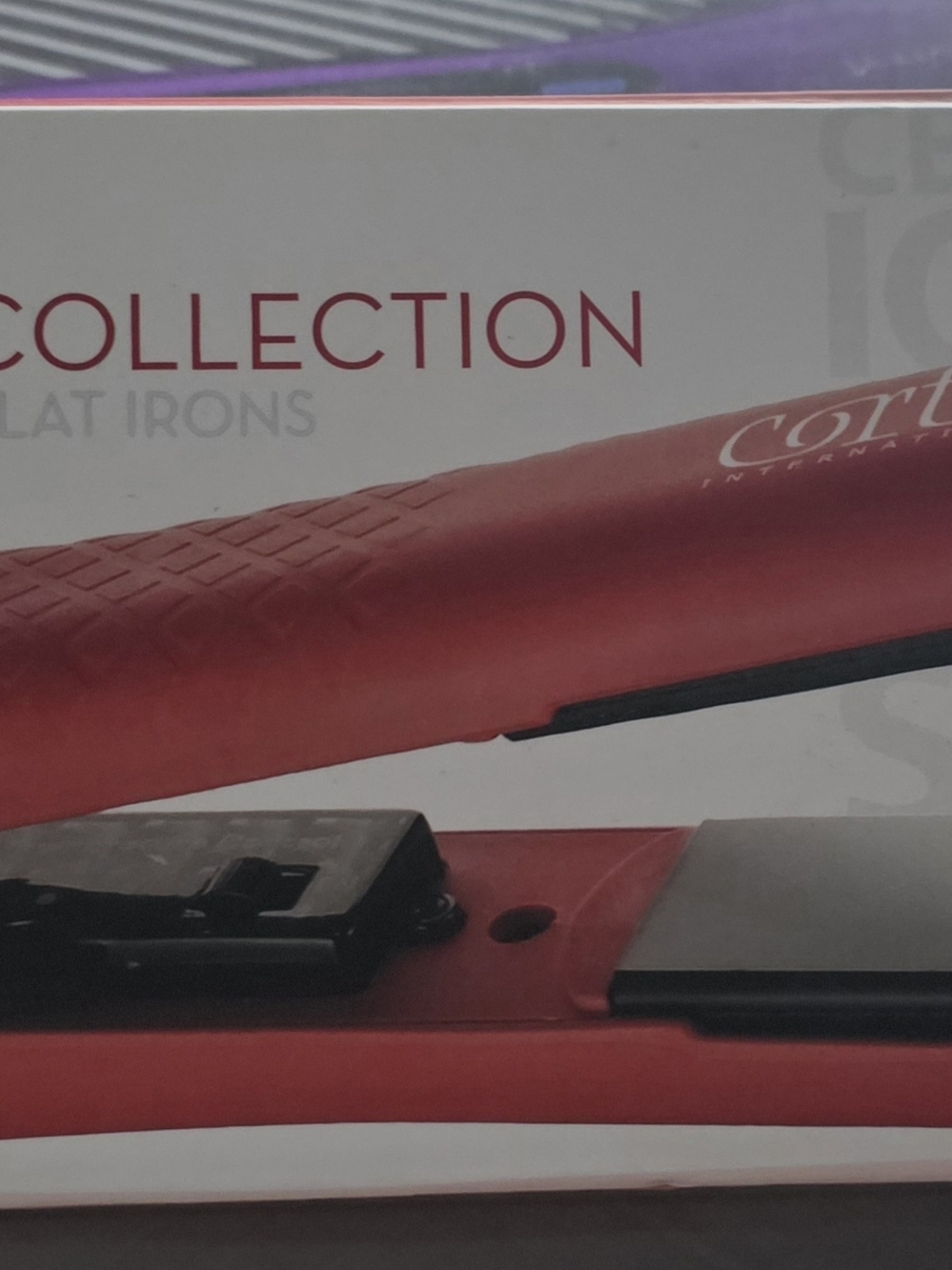 Red Hair Straightener - Collection Flat Iron
